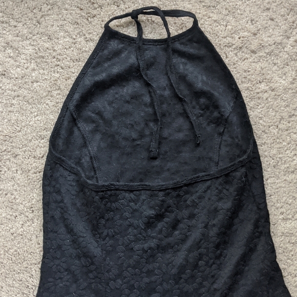 Black Halter Dress - Picture 4 of 5